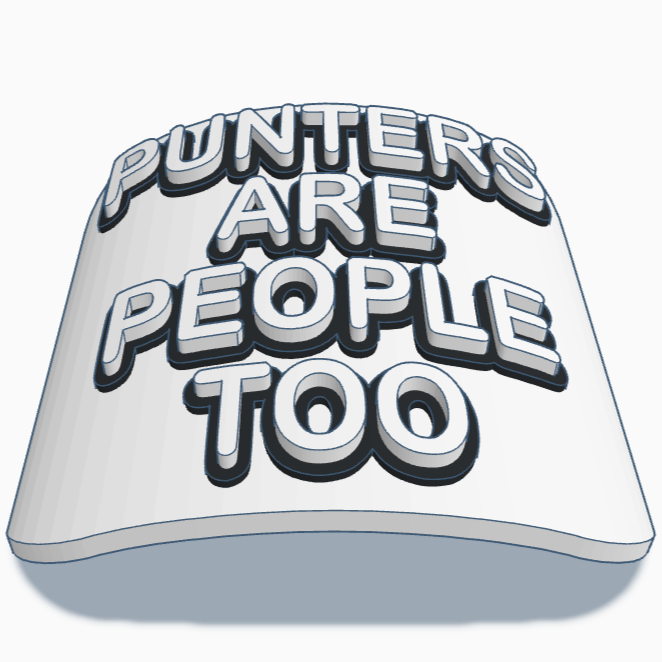 "Punters are People Too"