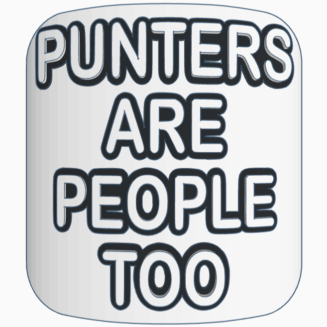 "Punters are People Too"